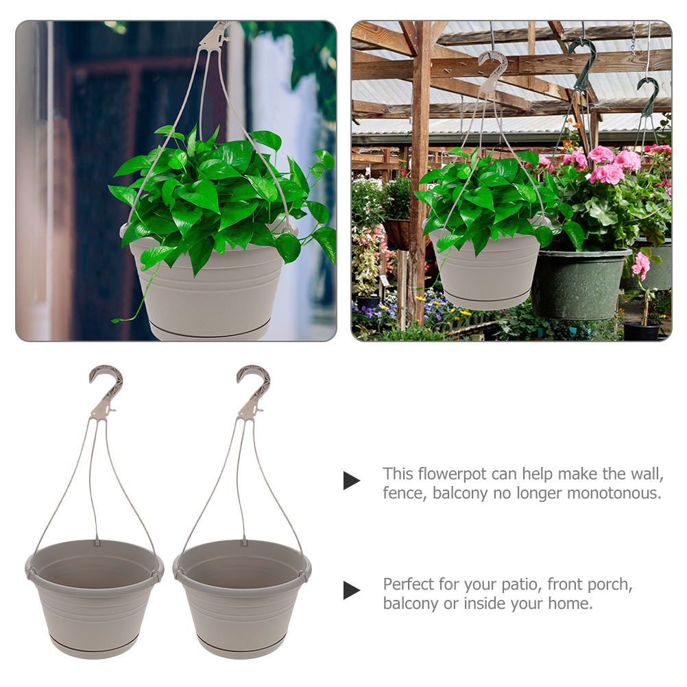 2pcs Hanging Planter Plastic F - مراجعة Spider Plant Hanging وسعره
