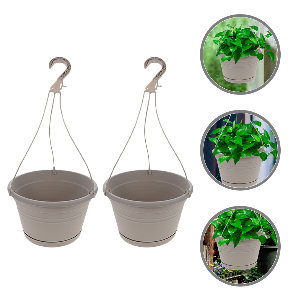 2pcs Hanging Planter Plastic F - مراجعة Spider Plant Hanging وسعره