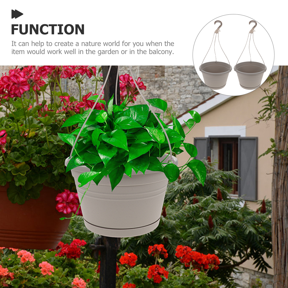 2pcs Hanging Planter Plastic F - مراجعة Spider Plant Hanging وسعره