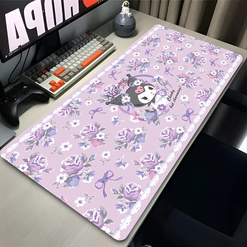 Office Computer Desk Mat Kurom - مراجعة Tradescantia Purple وسعره