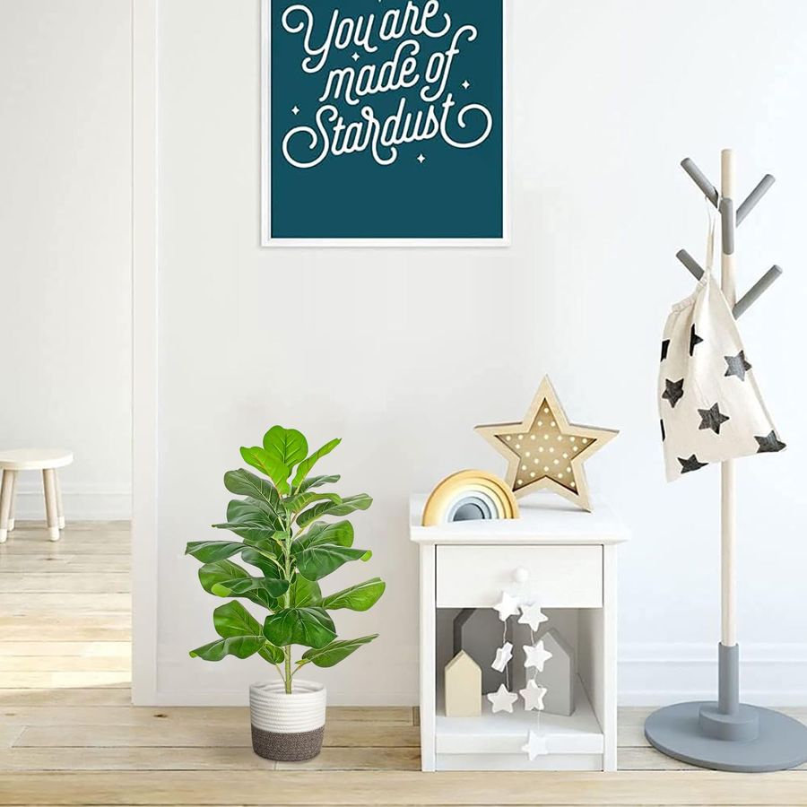Artificial Fiddle Leaf Fig Tre - مراجعة Ficus Lyrata Tree وسعره