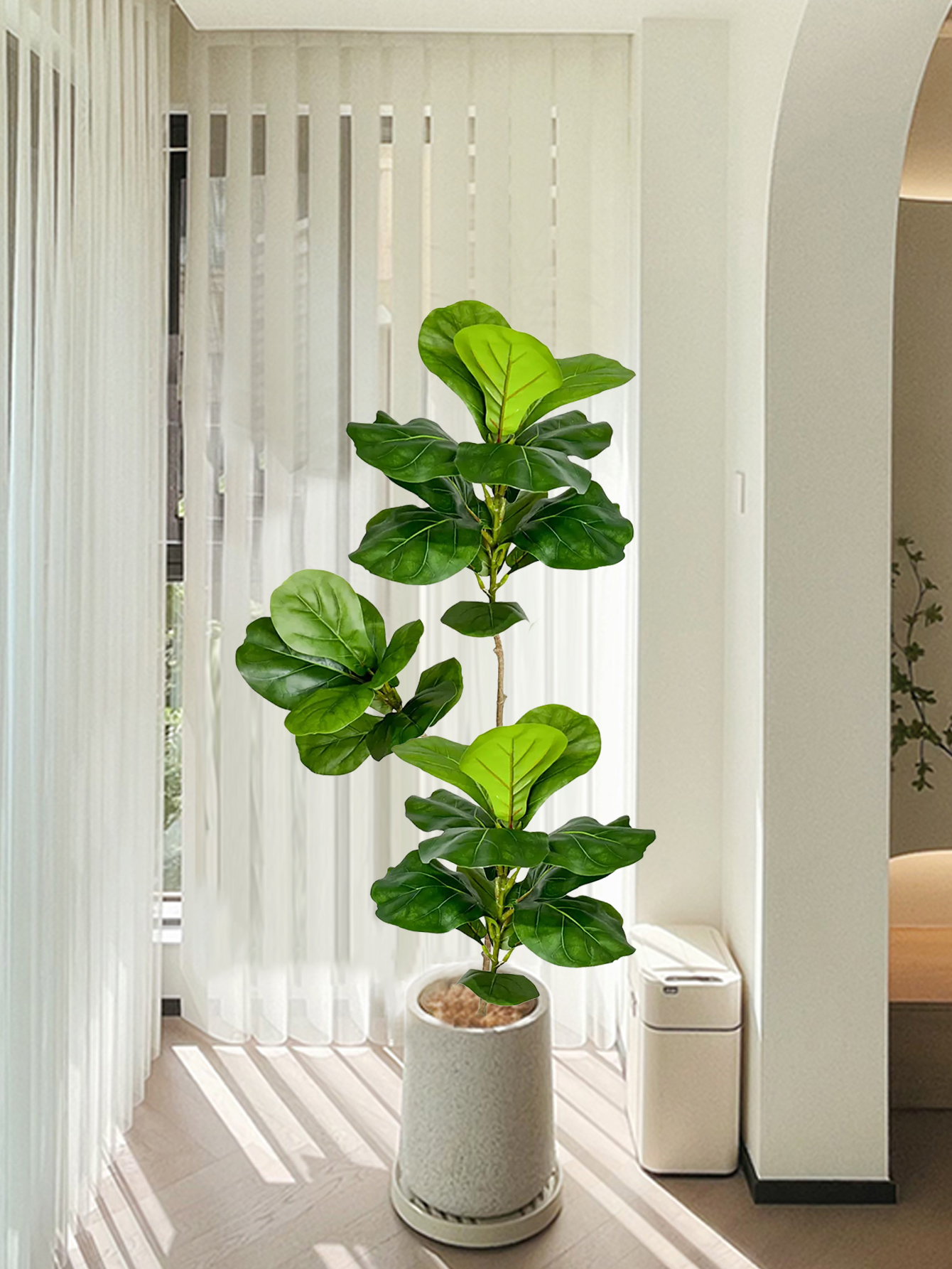 70-135cm Large Artificial Ficu - مراجعة Dracaena Marginata وسعره