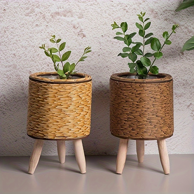 Charming Rustic Rattan Planter - مراجعة Aloe Vera Pot وسعره