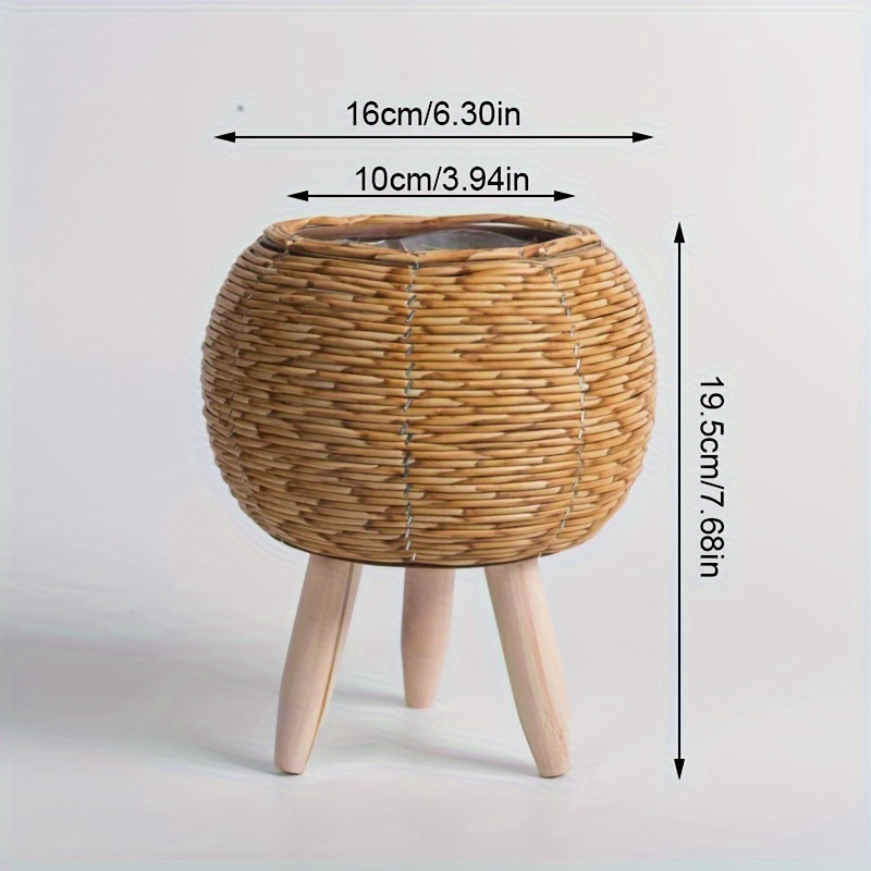 Charming Rustic Rattan Planter - مراجعة Aloe Vera Pot وسعره