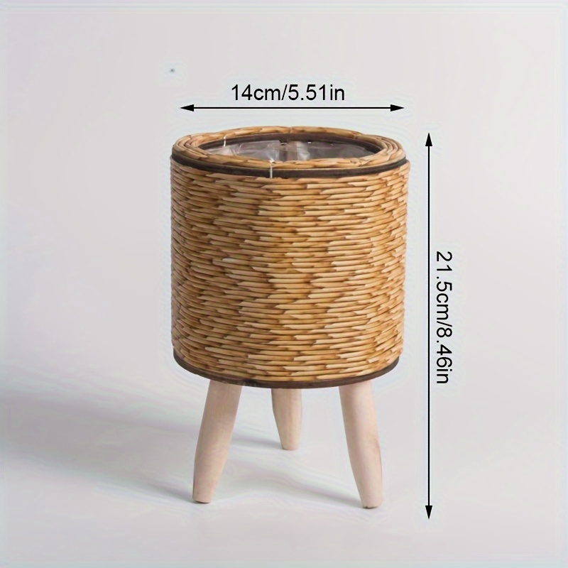 Charming Rustic Rattan Planter - مراجعة Aloe Vera Pot وسعره