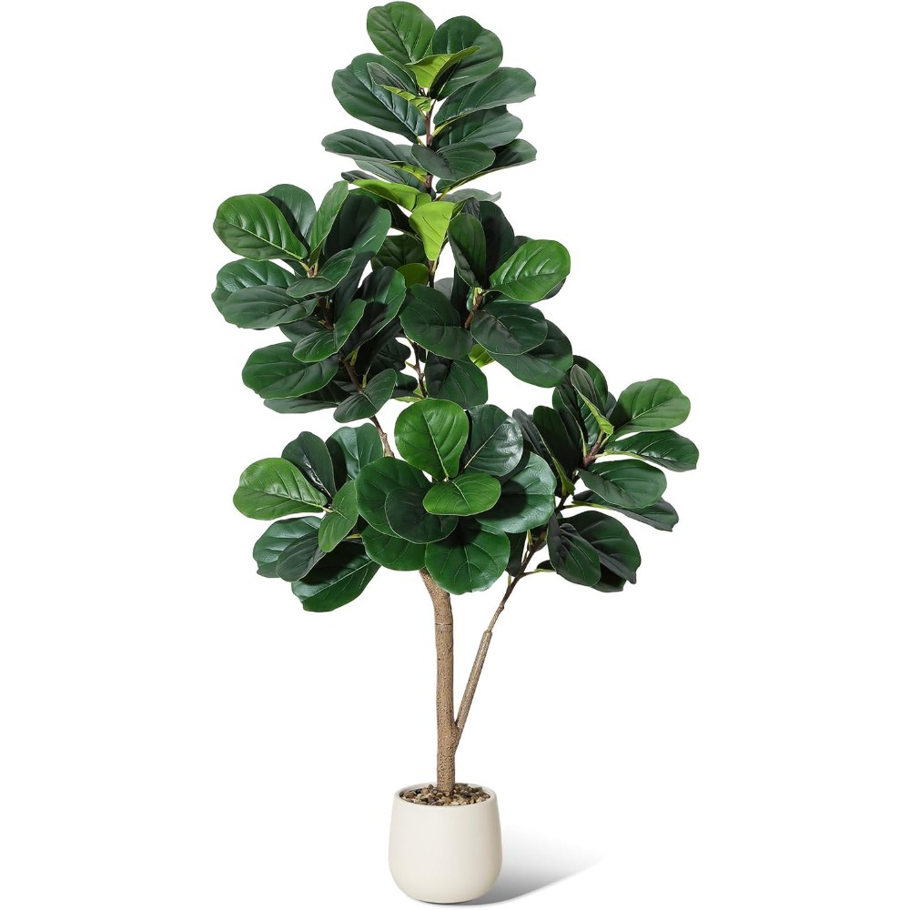 Lifelike Artificial Fiddle Lea - مراجعة Ficus Lyrata Tree وسعره