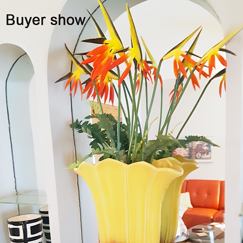 Artificial Flowers Bird of Par - مراجعة Bird Paradise Strelitzia وسعره
