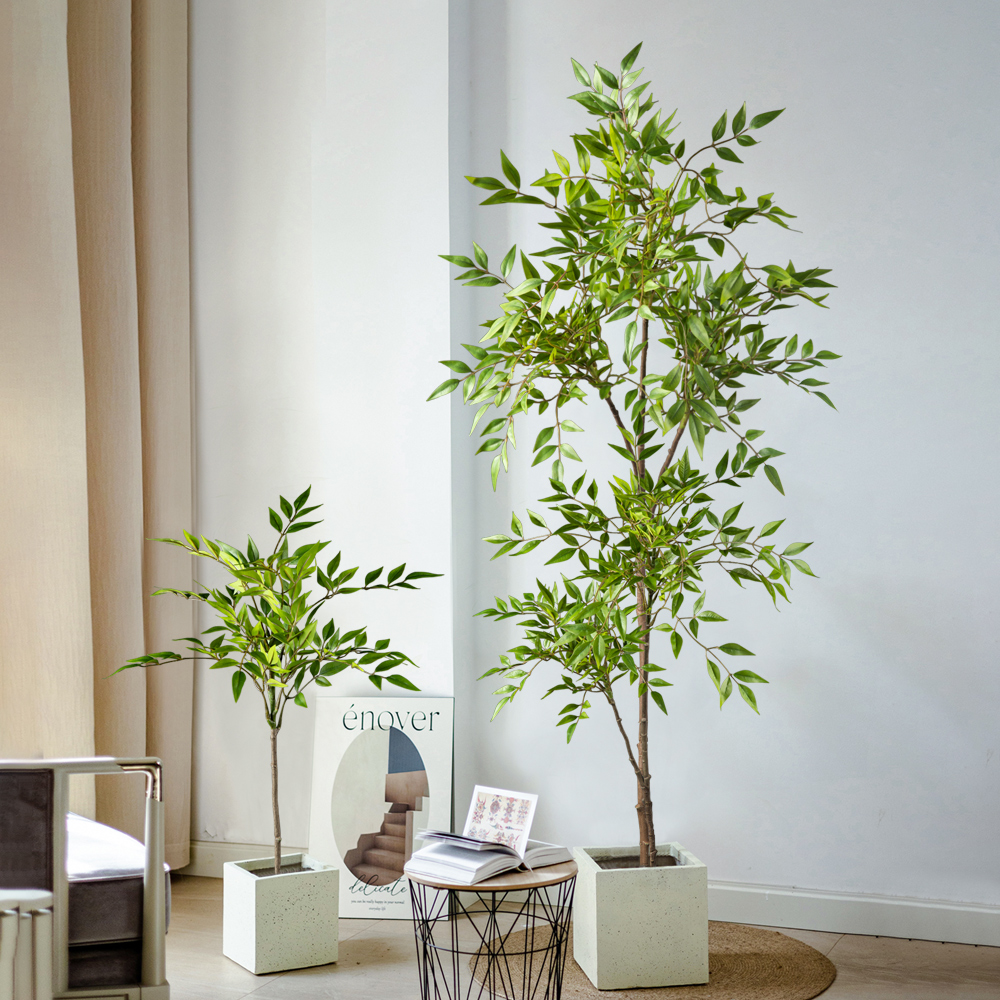 75-140cm Largen Fake Nandina T - مراجعة Dracaena Marginata وسعره