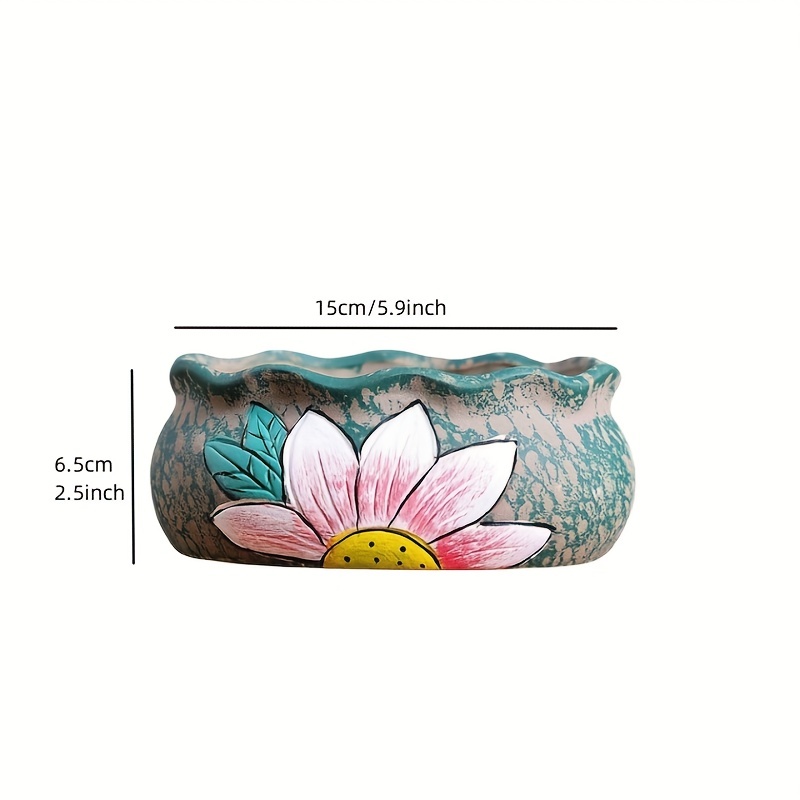 Succulent Flower Pot Ceramic L - مراجعة Pilea Peperomioides وسعره