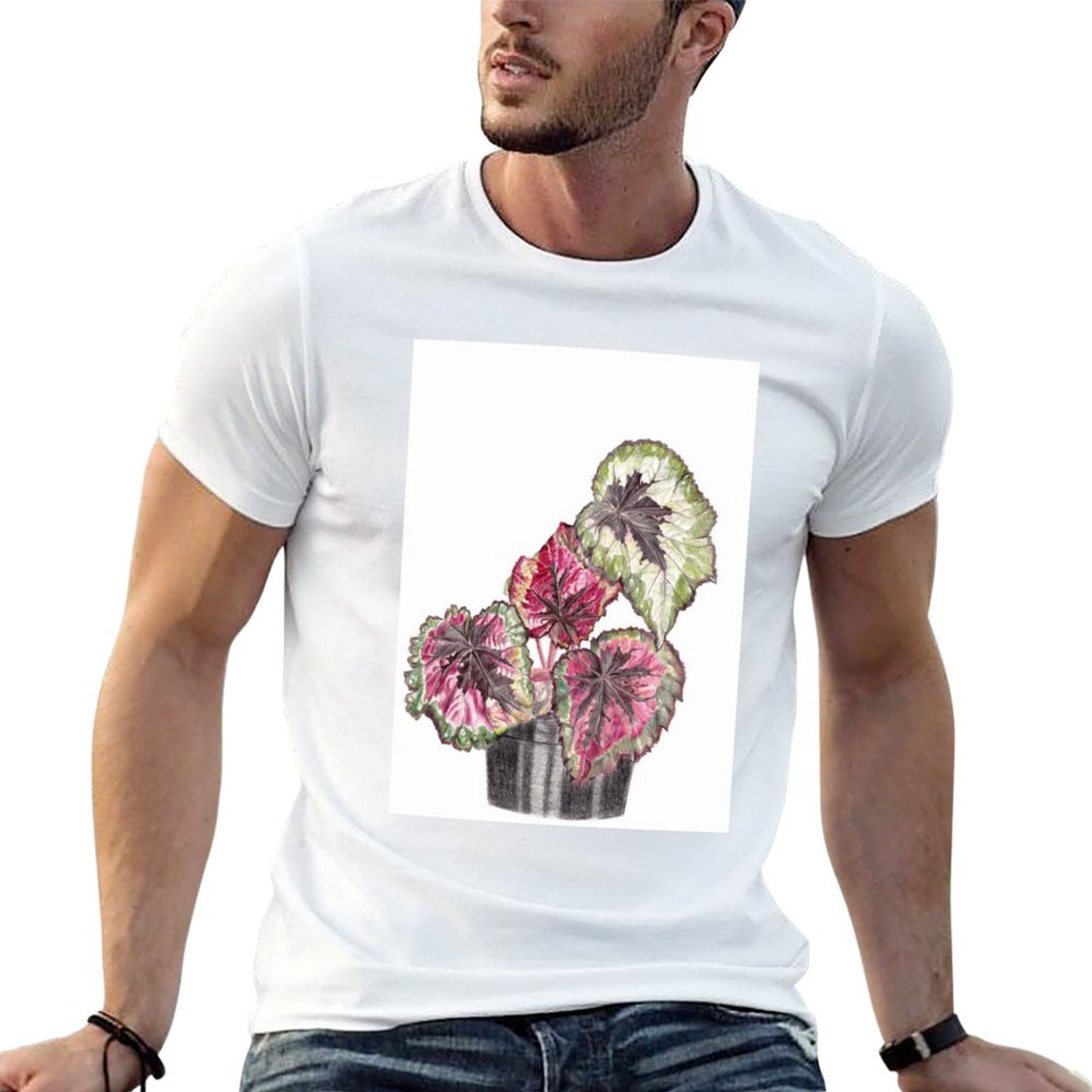 Begonia Rex T-Shirt t shirt ma - مراجعة Begonia Rex وسعره