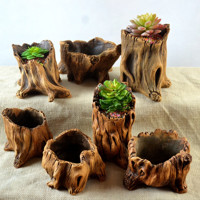 Imitation Wooden Stakes Tree R - مراجعة Echeveria Succulent وسعره
