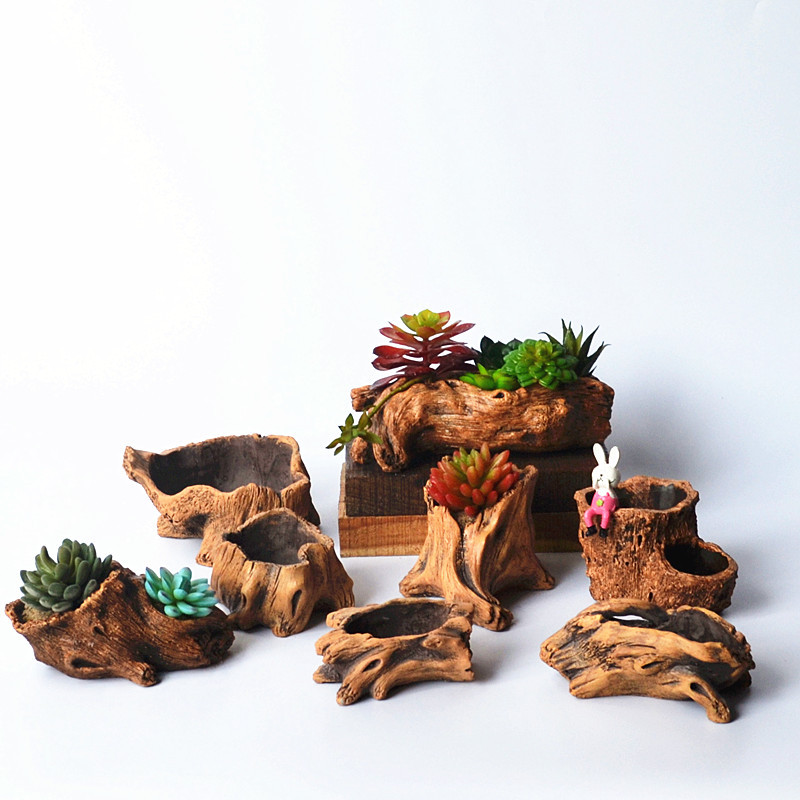 Imitation Wooden Stakes Tree R - مراجعة Echeveria Succulent وسعره