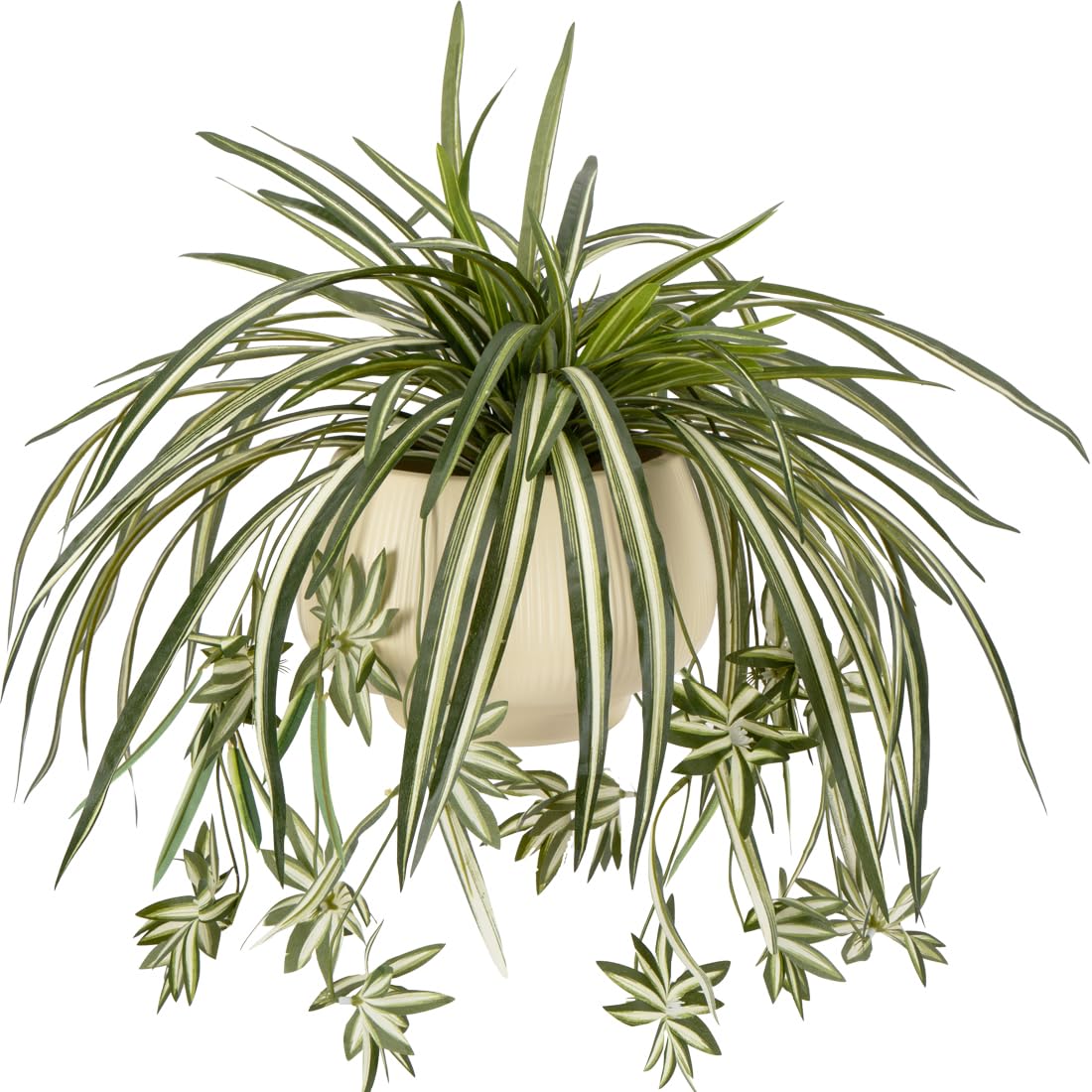 4PCS Artificial Hanging Spider - مراجعة Spider Plant Hanging وسعره