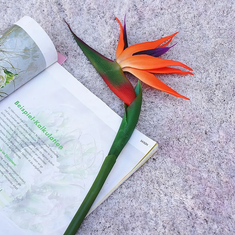 80CM artificial real touch flo - مراجعة Bird Paradise Strelitzia وسعره