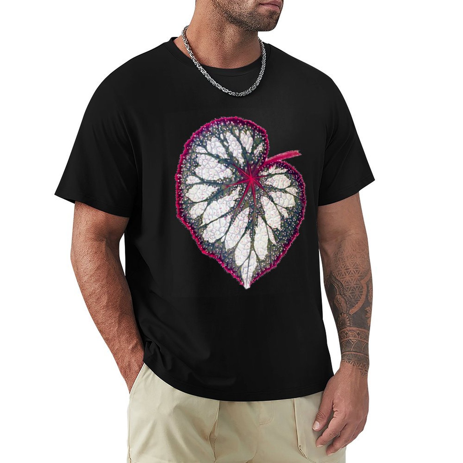 Begonia rex T-Shirt Work Outdo - مراجعة Begonia Rex وسعره
