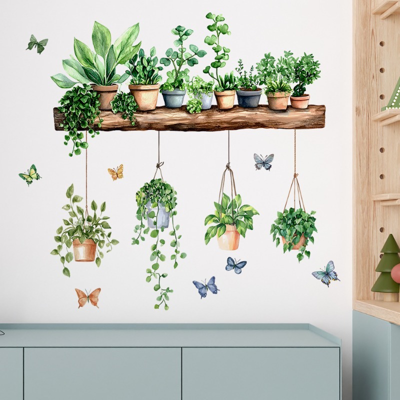 3D Potted Green Plant Shelf Wa - مراجعة Echeveria Succulent وسعره