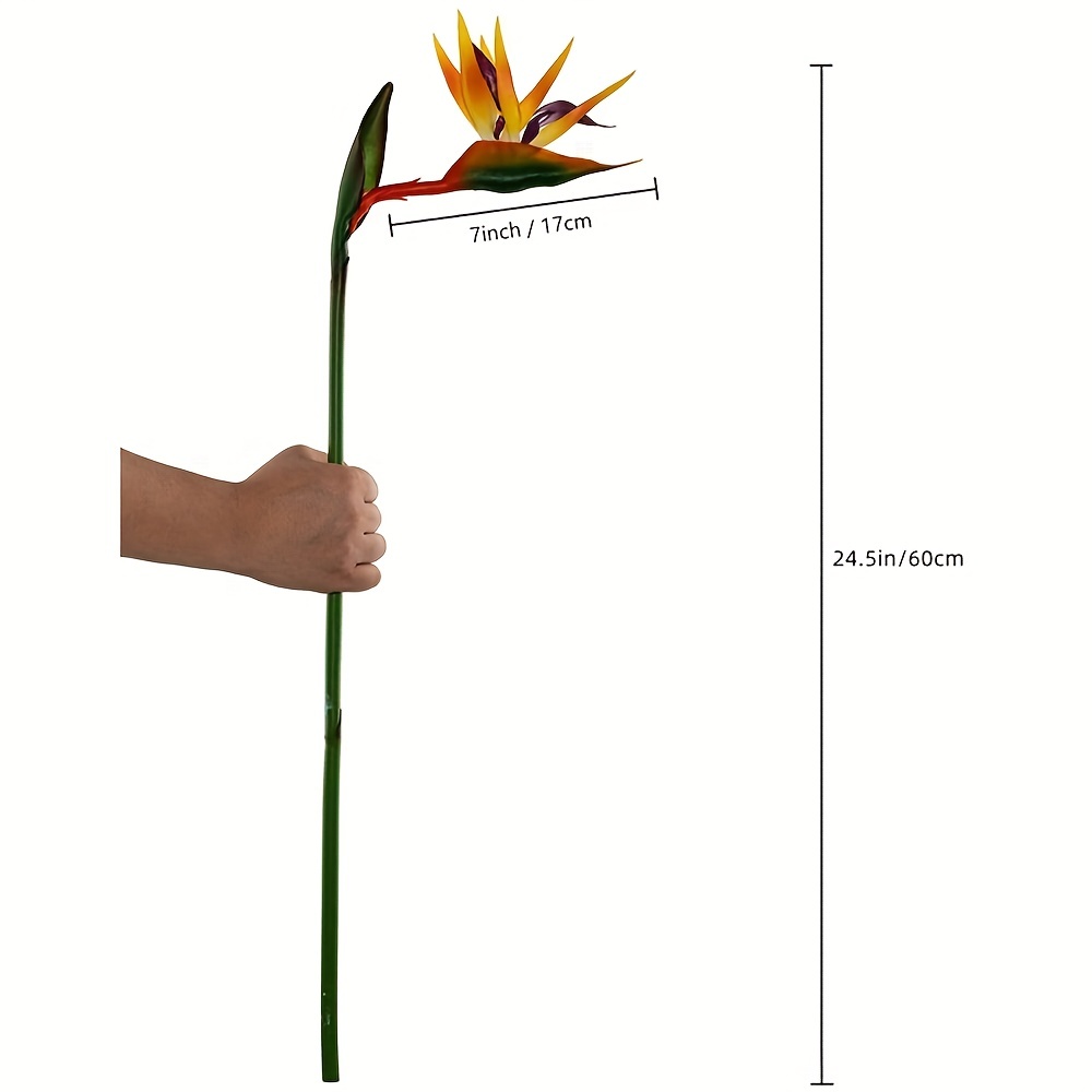 3pcs Artificial Bird Of Paradi - مراجعة Bird Paradise Strelitzia وسعره