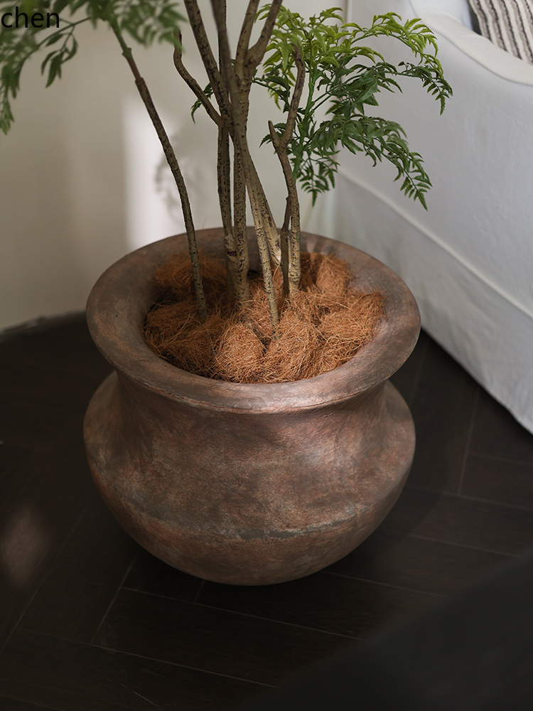 LYY  Floor Vase Green Plant Ar - مراجعة Ficus Lyrata Tree وسعره