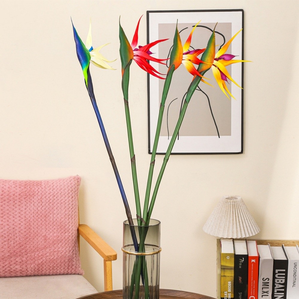 New Long Stem Artificial Bird  - مراجعة Bird Paradise Strelitzia وسعره