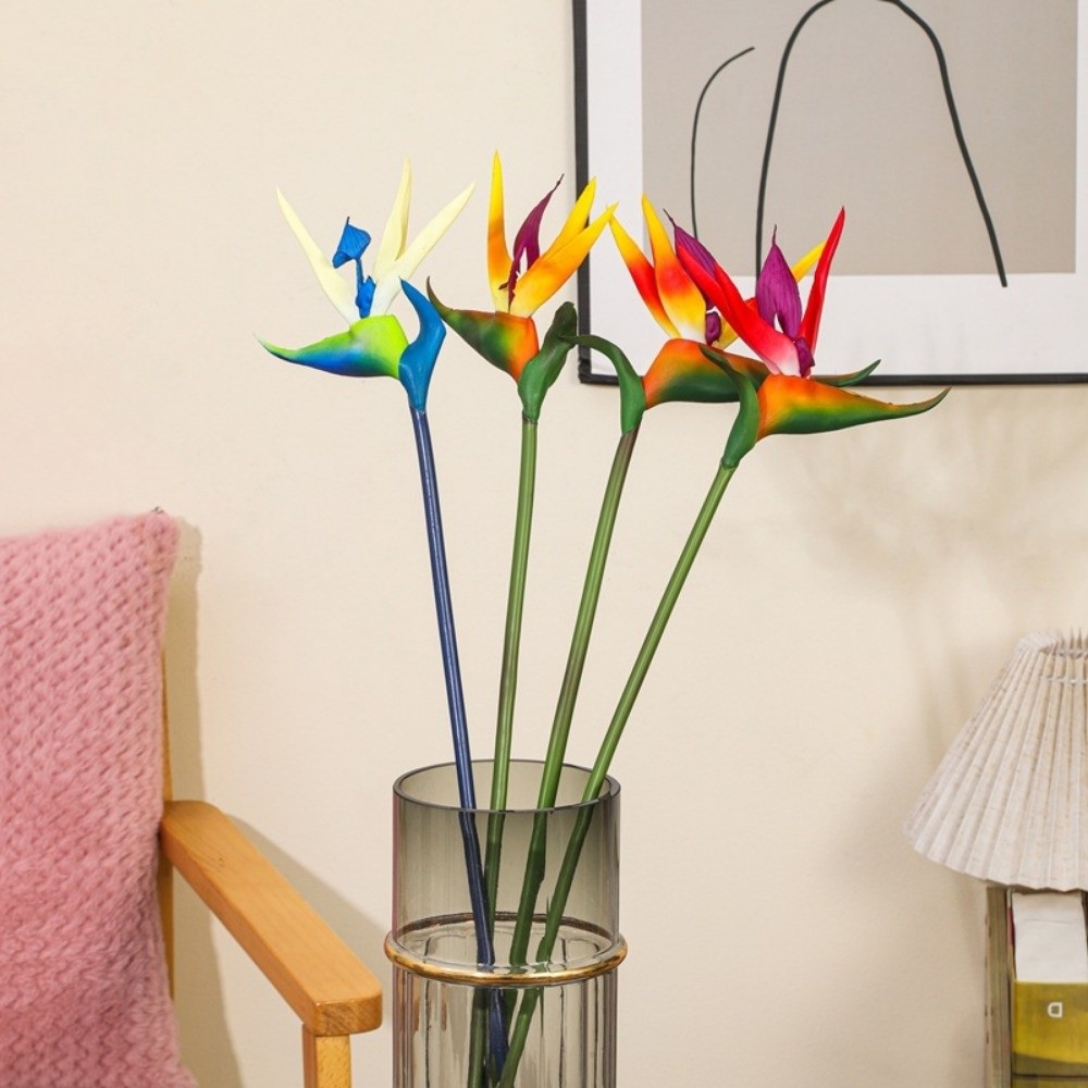 New Long Stem Artificial Bird  - مراجعة Bird Paradise Strelitzia وسعره
