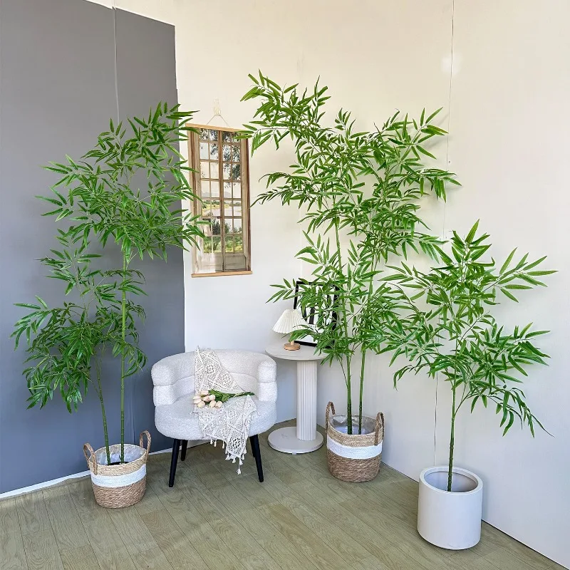 Artificial Bamboo Large Green  - مراجعة Dracaena Marginata وسعره