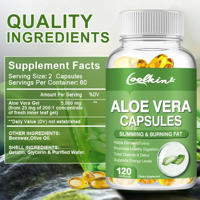 Aloe Vera Extract Capsules - R - مراجعة Aloe Vera Pot وسعره