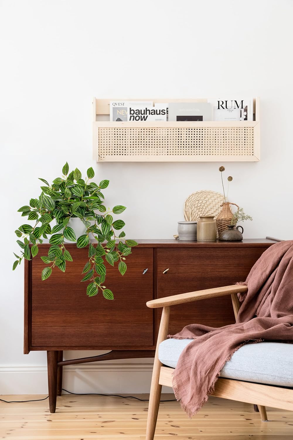 Artificial Plants Indoor Fake  - مراجعة Peperomia Watermelon وسعره