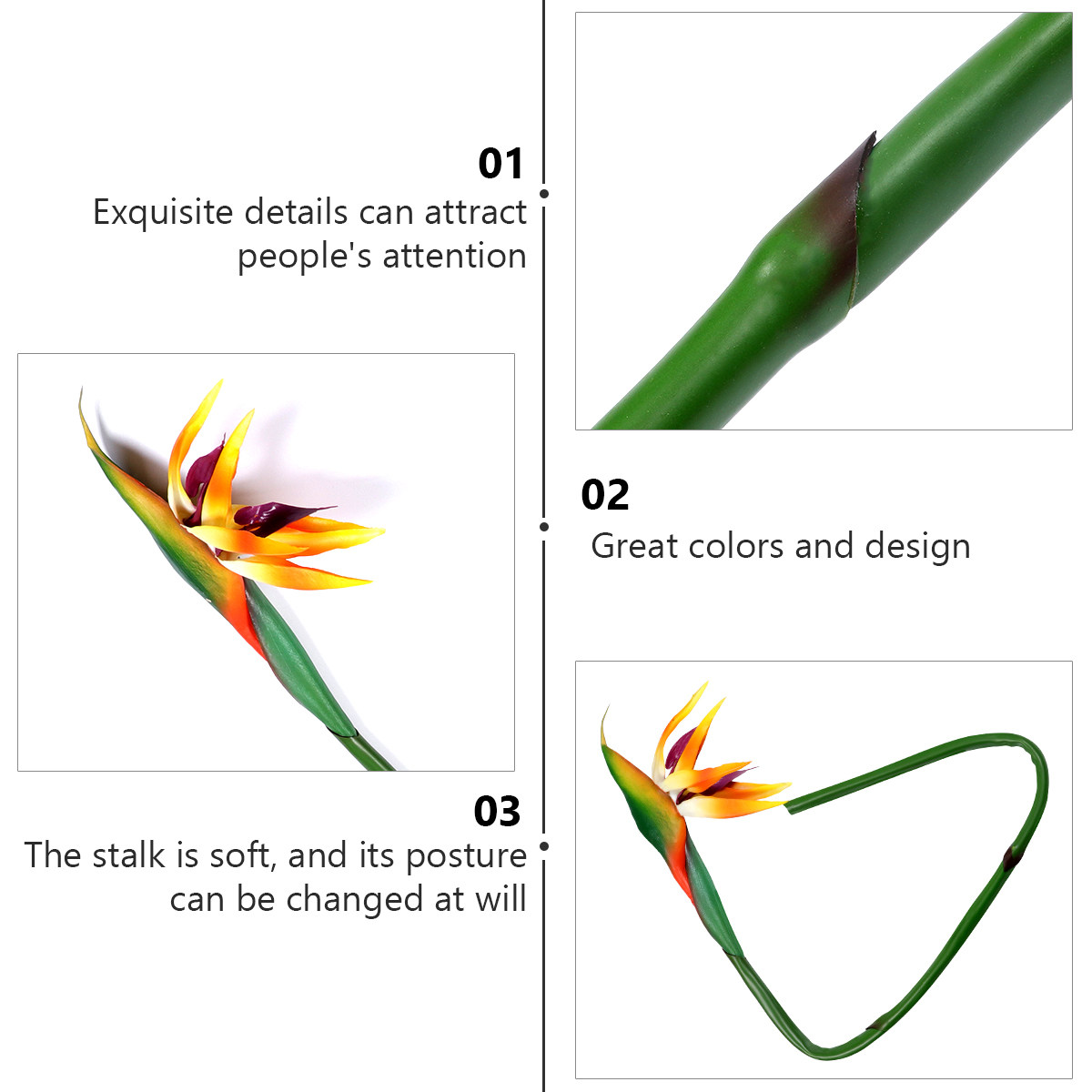 Artificial Bird of Paradise Pl - مراجعة Bird Paradise Strelitzia وسعره