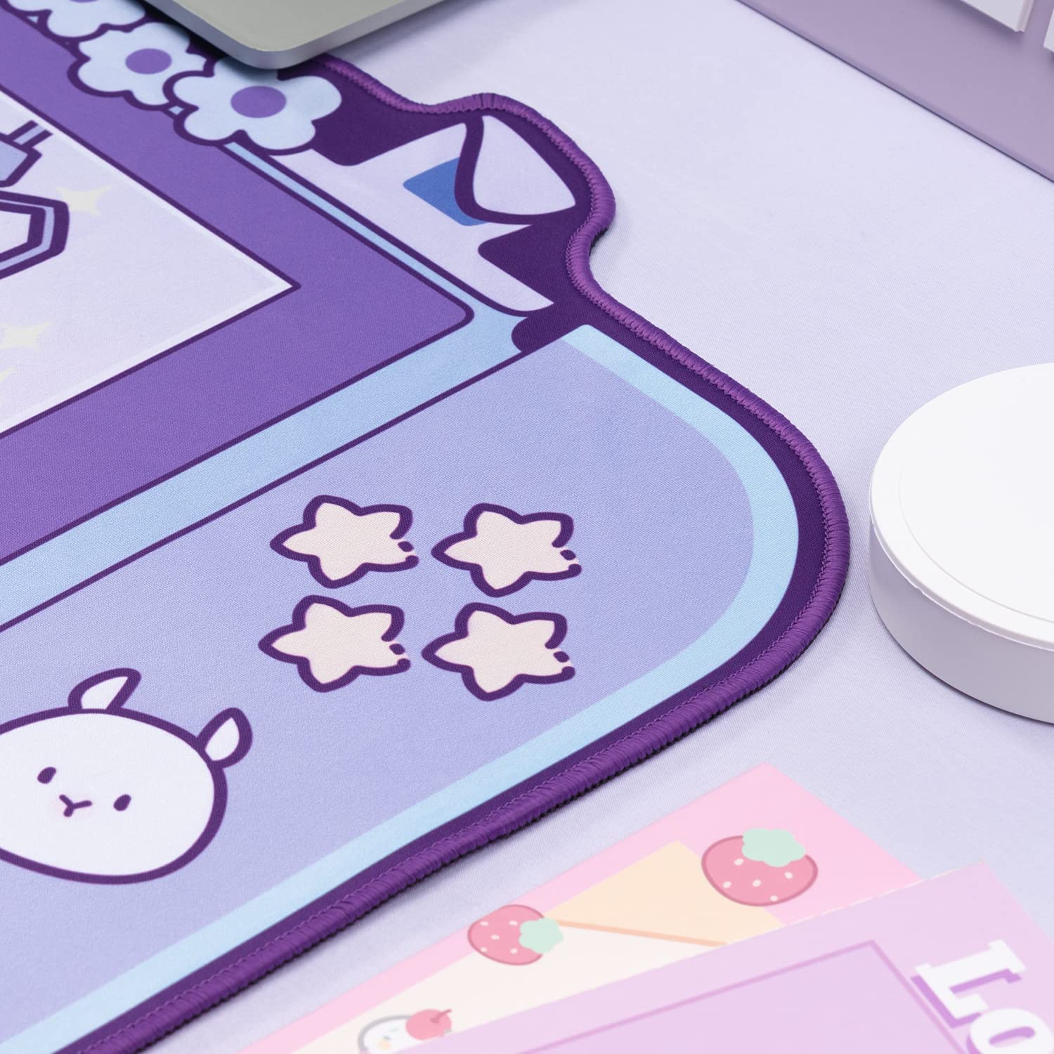 Large Kawaii Gaming Mouse Pad  - مراجعة Tradescantia Purple وسعره