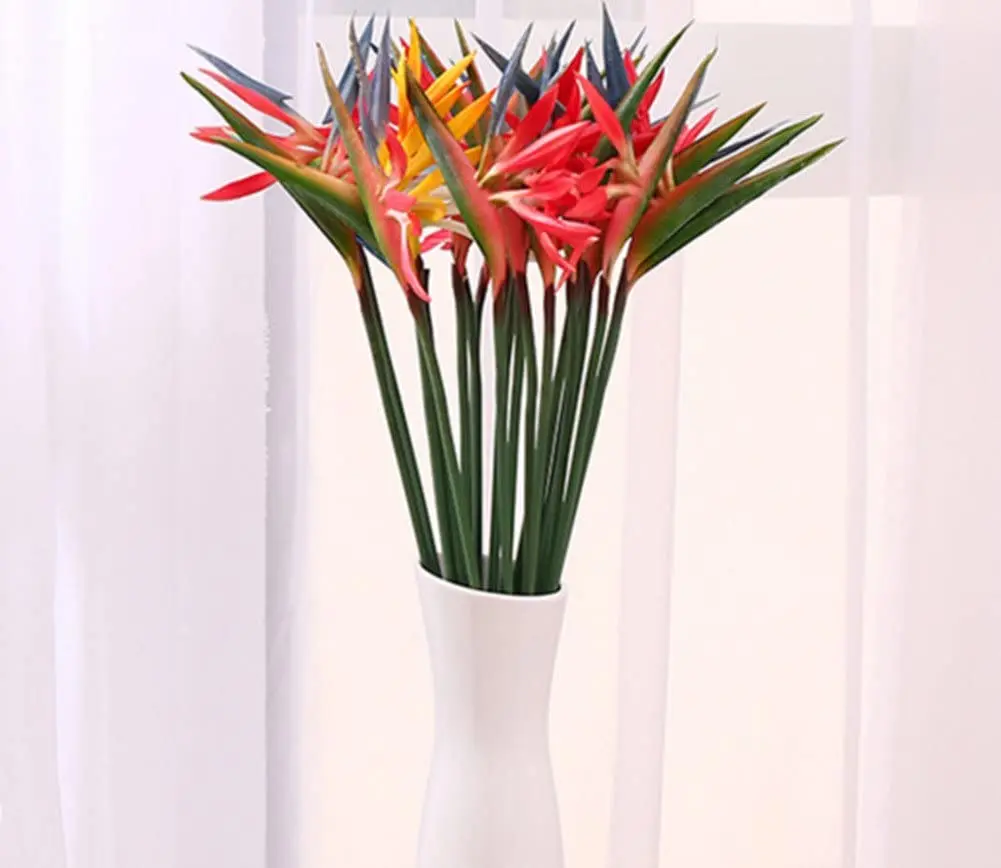 8PCS Artificial Flowers Streli - مراجعة Bird Paradise Strelitzia وسعره