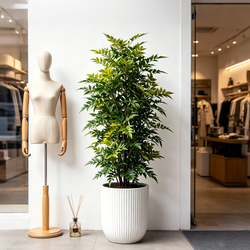 73-135cm Artificial Nandina Pl - مراجعة Dracaena Marginata وسعره