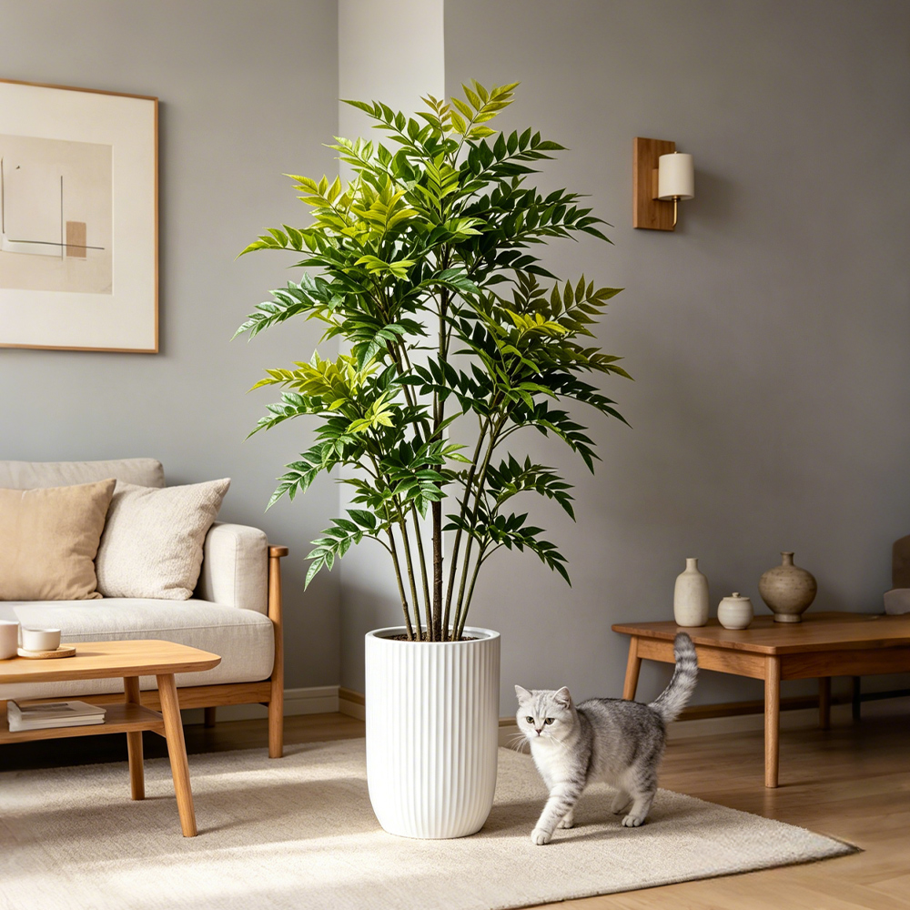 73-135cm Artificial Nandina Pl - مراجعة Dracaena Marginata وسعره