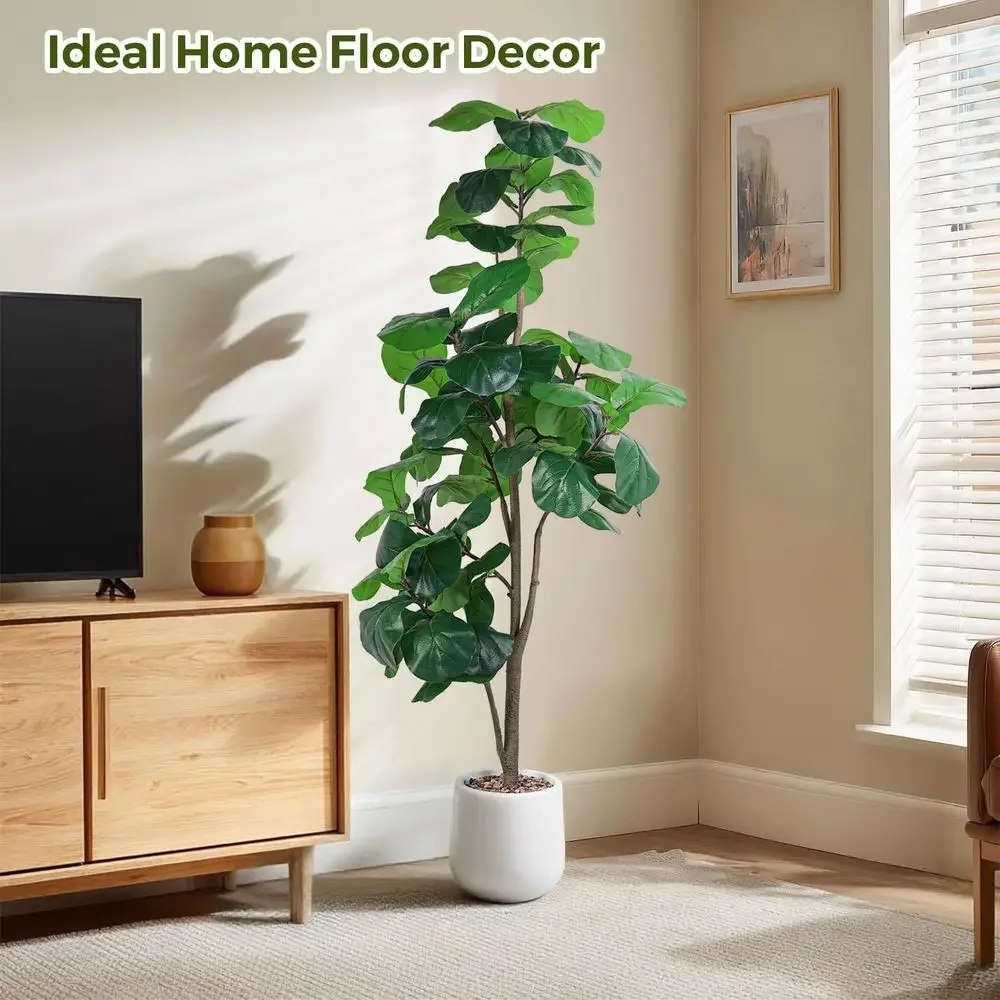 Artificial Large Ficus Lyrata  - مراجعة Ficus Lyrata Tree وسعره