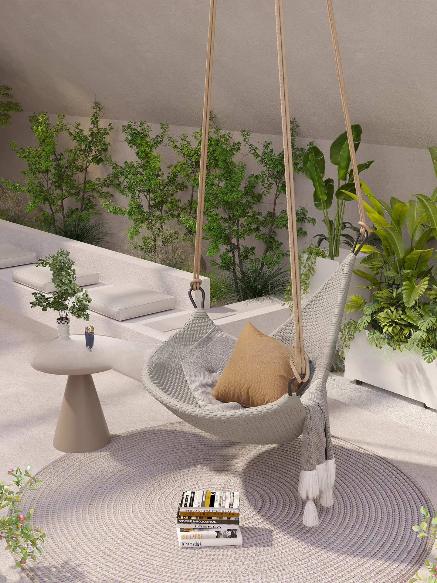 hanging chair cradle hanging b - مراجعة Spider Plant Hanging وسعره
