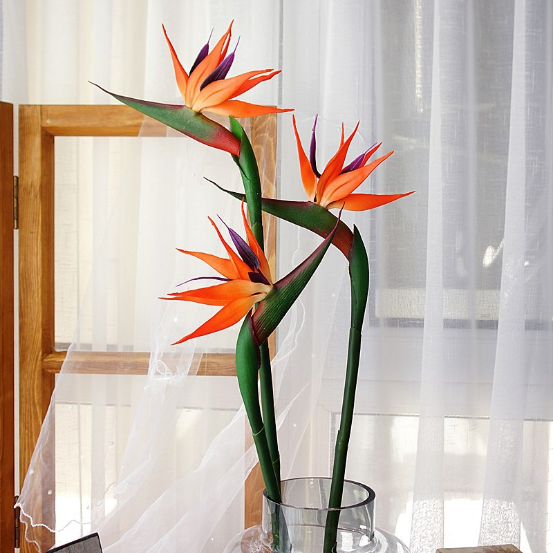 3pcs Artificial Bird Of Paradi - مراجعة Bird Paradise Strelitzia وسعره