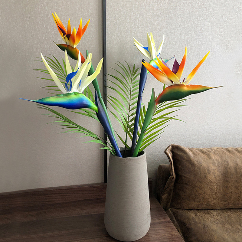 3pcs Artificial Bird Of Paradi - مراجعة Bird Paradise Strelitzia وسعره